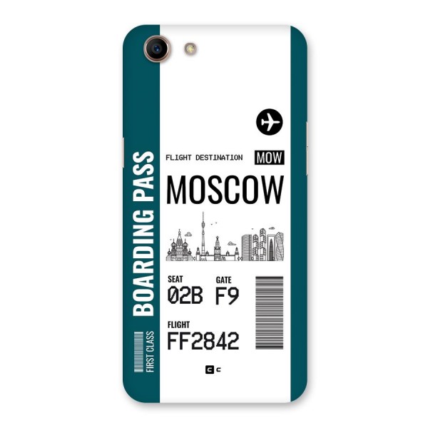 Moscow Boarding Pass Back Case for Oppo A83 (2018)