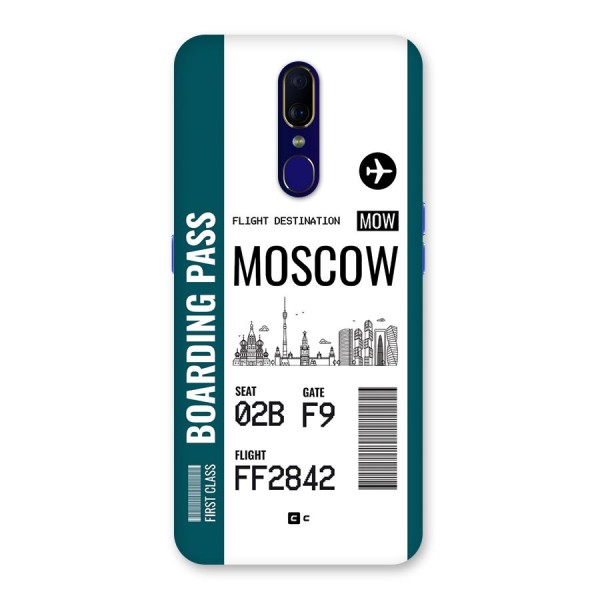Moscow Boarding Pass Back Case for Oppo A9