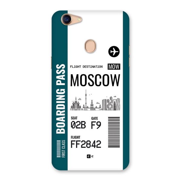 Moscow Boarding Pass Back Case for Oppo F5 Youth
