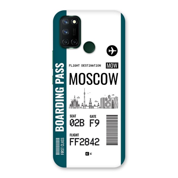 Moscow Boarding Pass Back Case for Realme C17