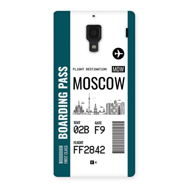 Moscow Boarding Pass Back Case for Redmi 1s