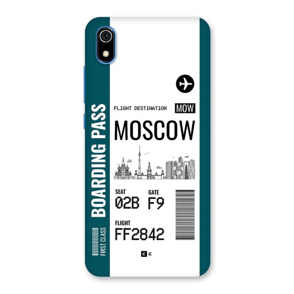 Moscow Boarding Pass Back Case for Redmi 7A