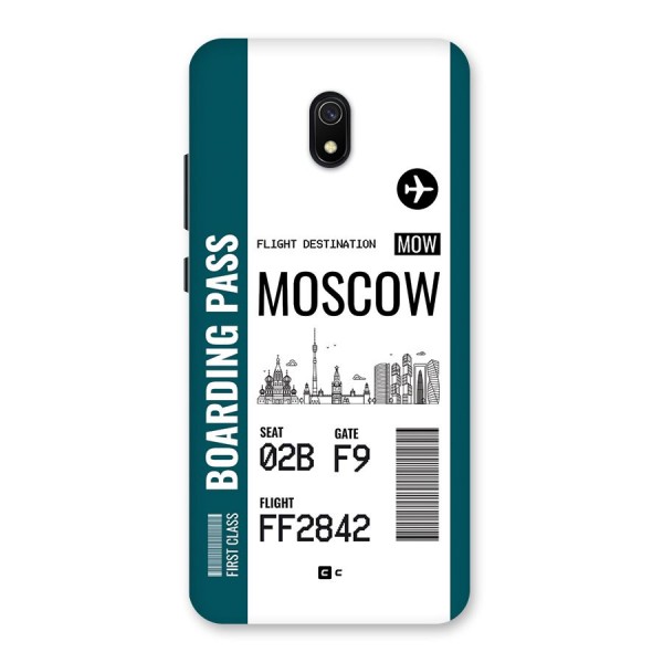Moscow Boarding Pass Back Case for Redmi 8A