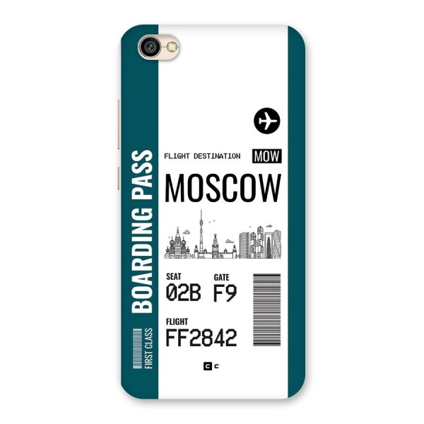 Moscow Boarding Pass Back Case for Redmi Y1 Lite