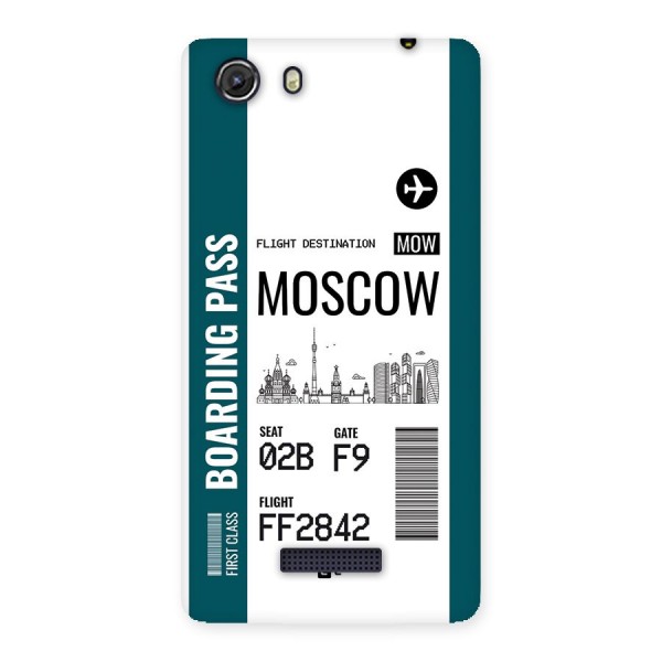 Moscow Boarding Pass Back Case for Unite 3