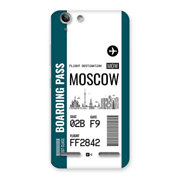 Moscow Boarding Pass Back Case for Vibe K5 Plus