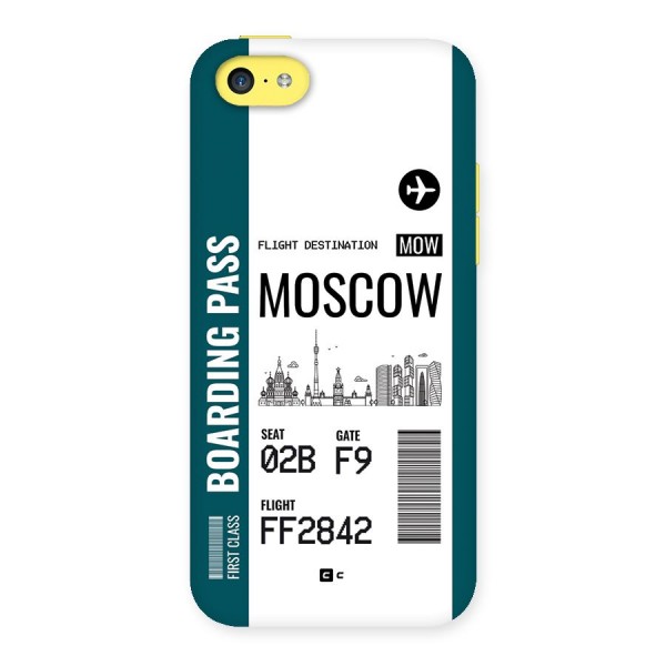 Moscow Boarding Pass Back Case for iPhone 5C