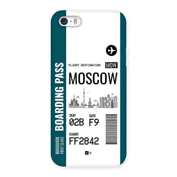 Moscow Boarding Pass Back Case for iPhone 5 5s