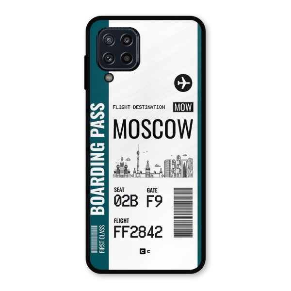 Moscow Boarding Pass Metal Back Case for Galaxy M32