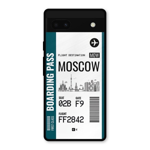 Moscow Boarding Pass Metal Back Case for Google Pixel 6a