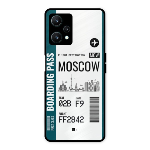 Moscow Boarding Pass Metal Back Case for Realme 9 Pro 5G