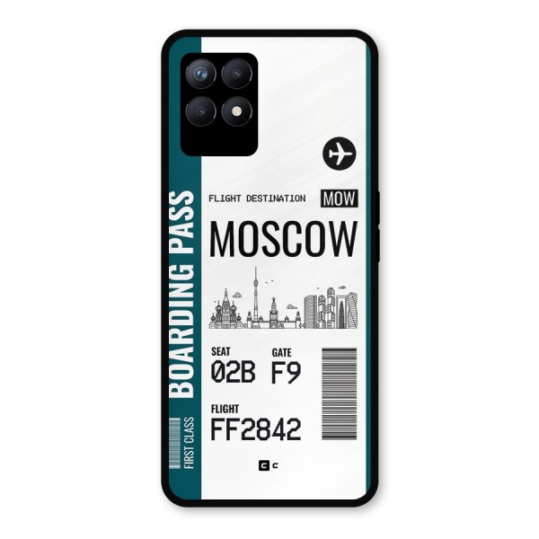 Moscow Boarding Pass Metal Back Case for Realme Narzo 50