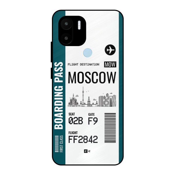Moscow Boarding Pass Metal Back Case for Redmi A2 Plus