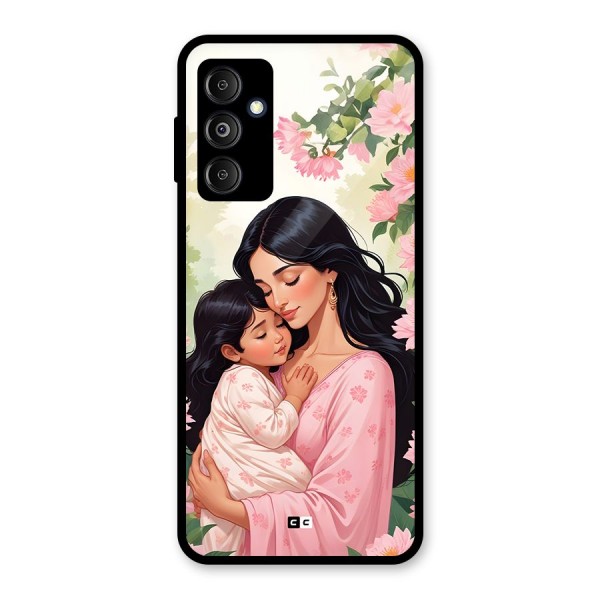 Mother Love Glass Back Case for Galaxy M14 5G