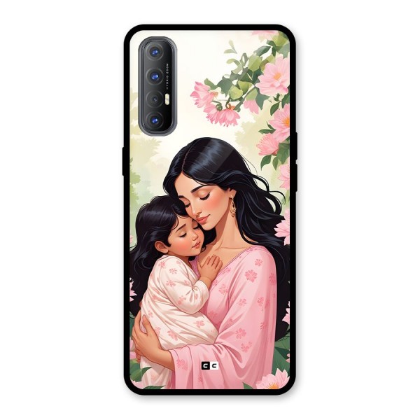 Mother Love Glass Back Case for Oppo Reno3 Pro