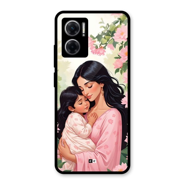 Mother Love Glass Back Case for Redmi 11 Prime 5G