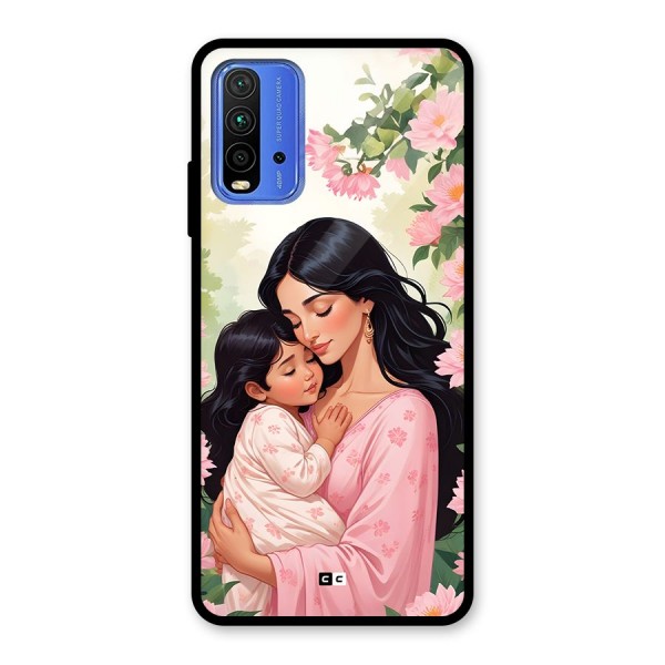 Mother Love Glass Back Case for Redmi 9 Power