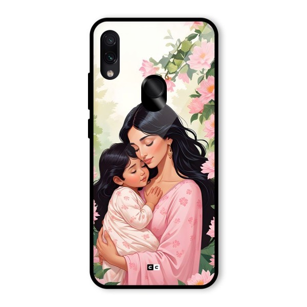 Mother Love Glass Back Case for Redmi Note 7S
