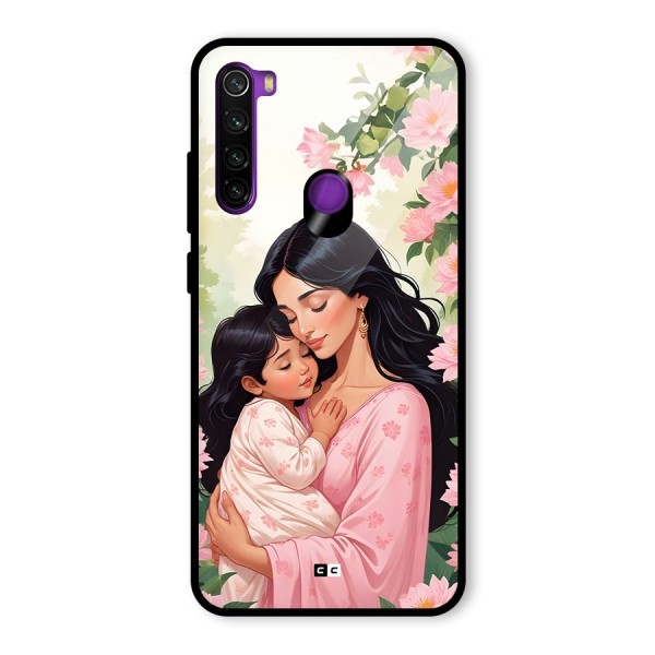 Mother Love Glass Back Case for Redmi Note 8