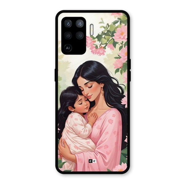 Mother Love Metal Back Case for Oppo F19 Pro