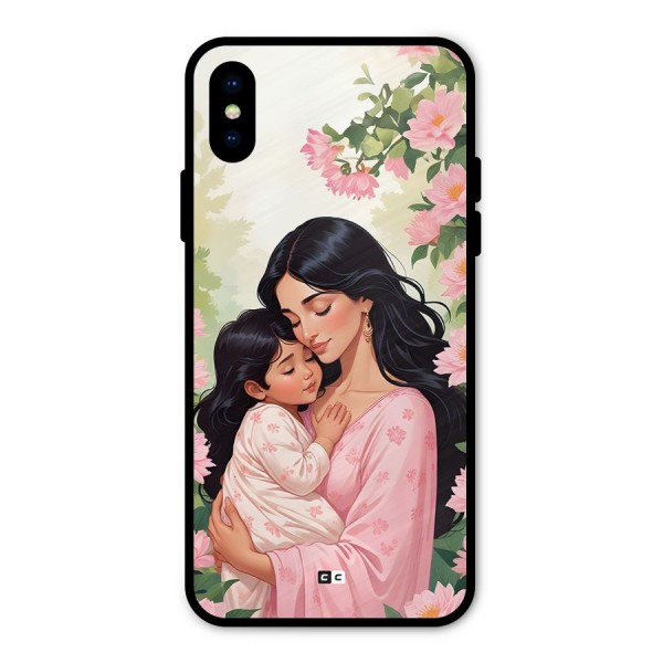Mother Love Metal Back Case for iPhone XS