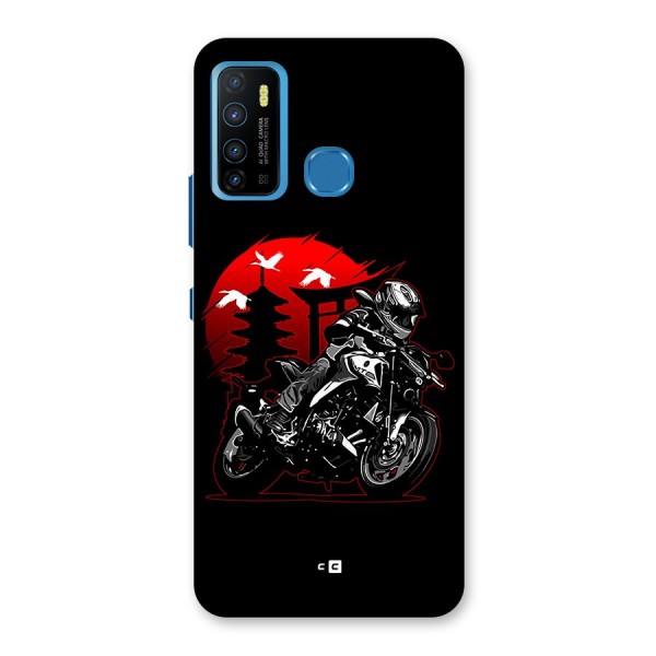 Moto Lean Back Case for Infinix Hot 9