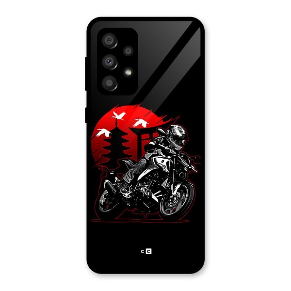 Moto Lean Glass Back Case for Galaxy A32