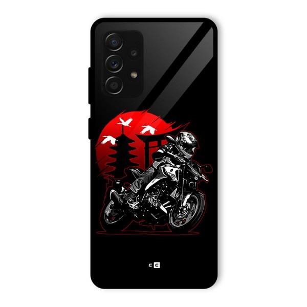 Moto Lean Glass Back Case for Galaxy A53 5G