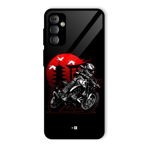 Moto Lean Glass Back Case for Galaxy F23