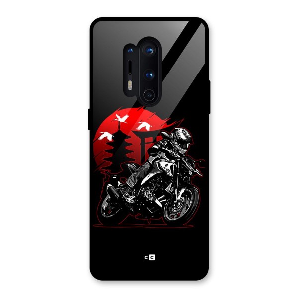 Moto Lean Glass Back Case for OnePlus 8 Pro