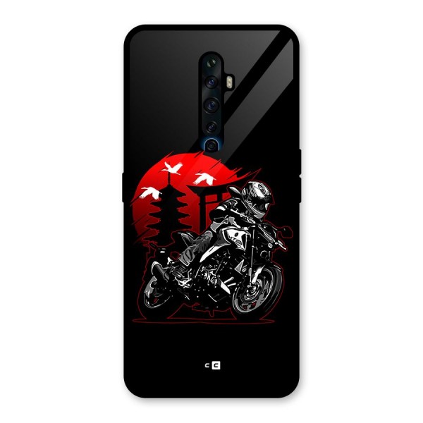 Moto Lean Glass Back Case for Oppo Reno2 F