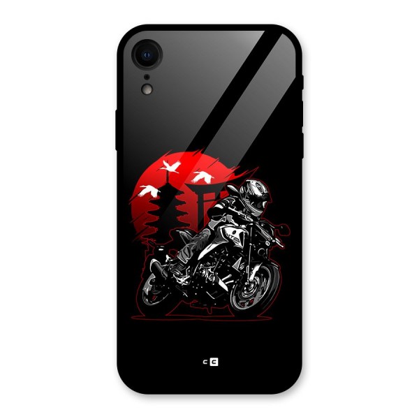 Moto Lean Glass Back Case for iPhone XR