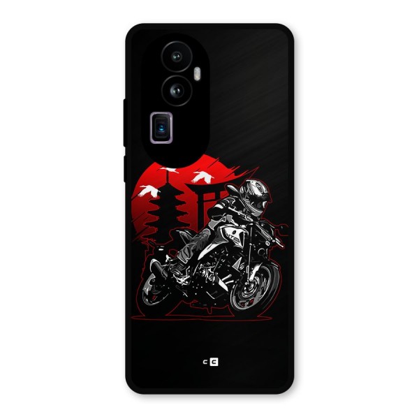 Moto Lean Metal Back Case for Oppo Reno10 Pro Plus