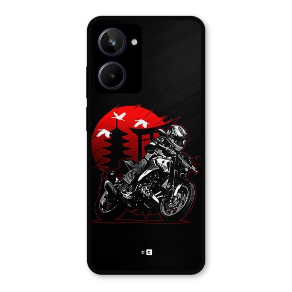 Moto Lean Metal Back Case for Realme 10