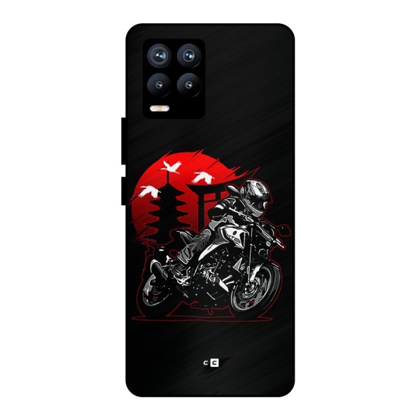 Moto Lean Metal Back Case for Realme 8 Pro