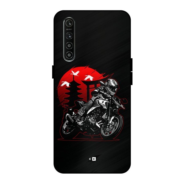Moto Lean Metal Back Case for Realme XT