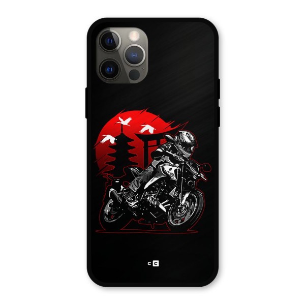 Moto Lean Metal Back Case for iPhone 12 Pro
