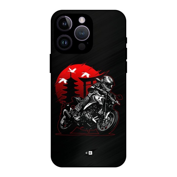 Moto Lean Metal Back Case for iPhone 14 Pro Max