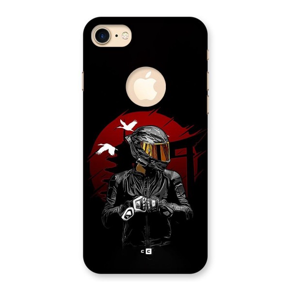 Moto Rider Ready Back Case for iPhone 7 Logo Cut
