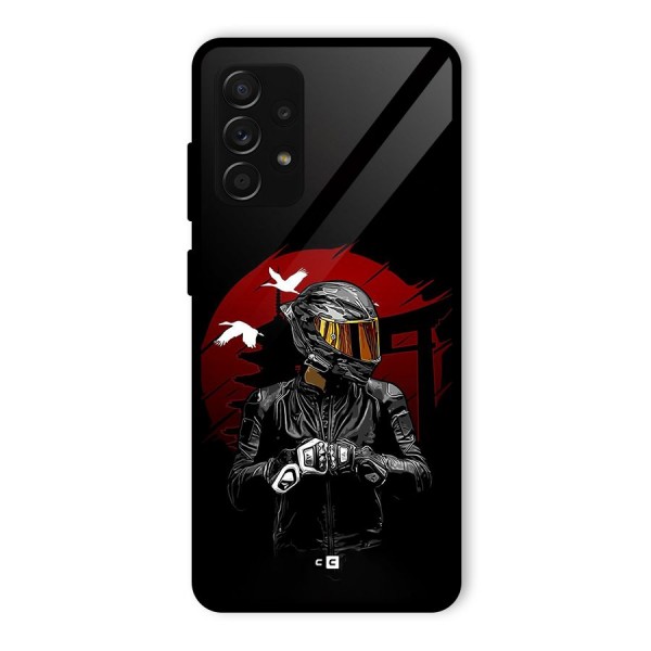 Moto Rider Ready Glass Back Case for Galaxy A53 5G
