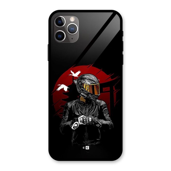 Moto Rider Ready Glass Back Case for iPhone 11 Pro Max