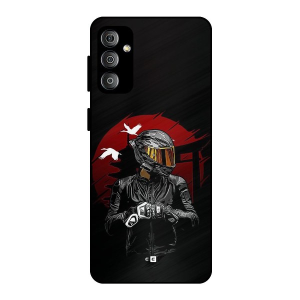 Moto Rider Ready Metal Back Case for Galaxy F23