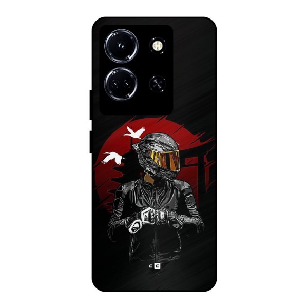 Moto Rider Ready Metal Back Case for Infinix Note 30 5G