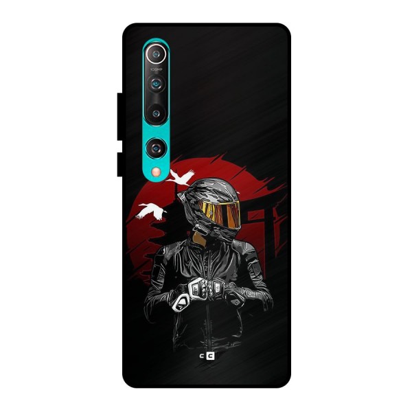 Moto Rider Ready Metal Back Case for Mi 10