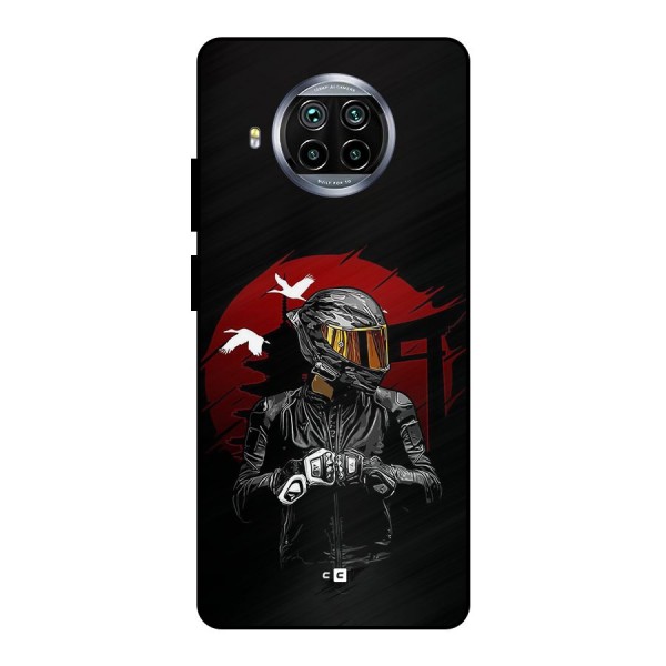 Moto Rider Ready Metal Back Case for Mi 10i