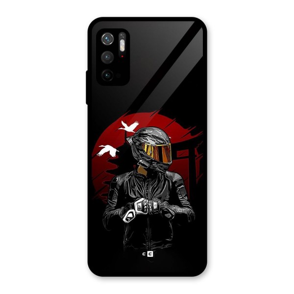 Moto Rider Ready Metal Back Case for Redmi Note 10T 5G