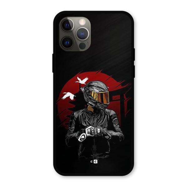 Moto Rider Ready Metal Back Case for iPhone 12 Pro