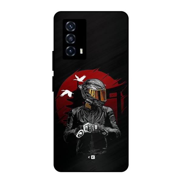 Moto Rider Ready Metal Back Case for iQOO Z5