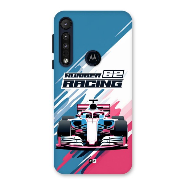 Motor Racing Back Case for Motorola One Macro
