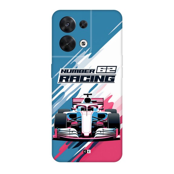 Motor Racing Back Case for Oppo Reno8 5G